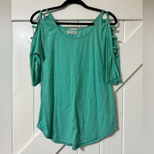 Green/teal iGenjun medium top